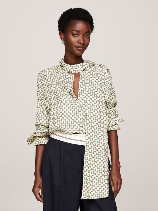 TOMMY HILFIGER Foulard tie nech ls blouse